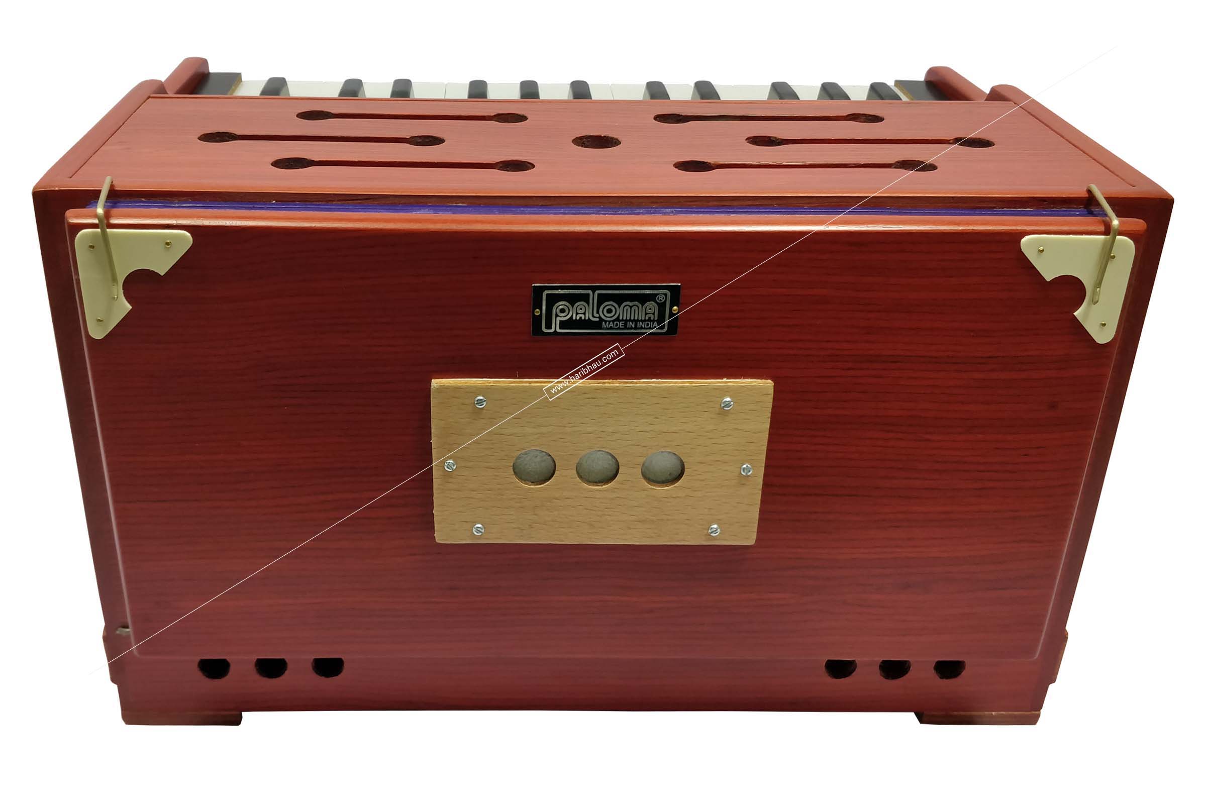Harmonium Double Reeds 27 English Keys Red Haribhau Vishwanath